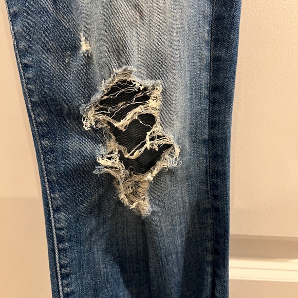 Mother Skinny Ripped Jeans - Picture 2 of 9